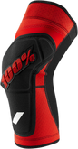 100% Ridecamp Knee Guards - Red/Black - Small 70001-00009