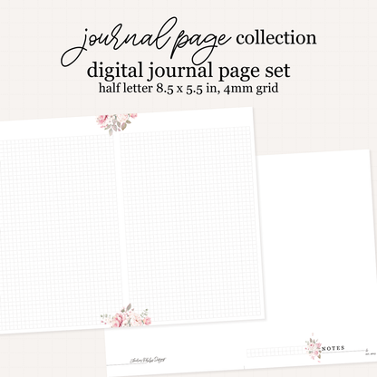 Digital Grand Park Way Journal Page Set