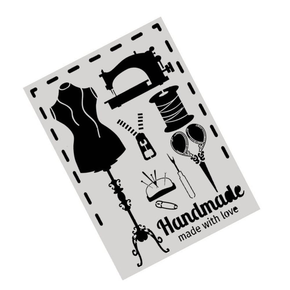 DIY Craft Handmade Love Layering Stencils For