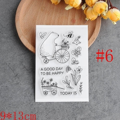 DIY Handmade Clear Stamps for Scrapbooking Cutting