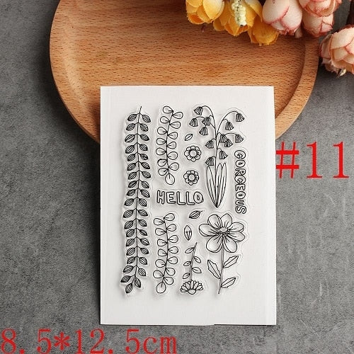 DIY Handmade Clear Stamps for Scrapbooking Cutting