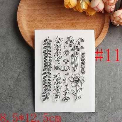 DIY Handmade Clear Stamps for Scrapbooking Cutting
