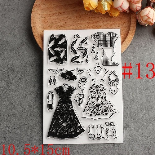 DIY Handmade Clear Stamps for Scrapbooking Cutting
