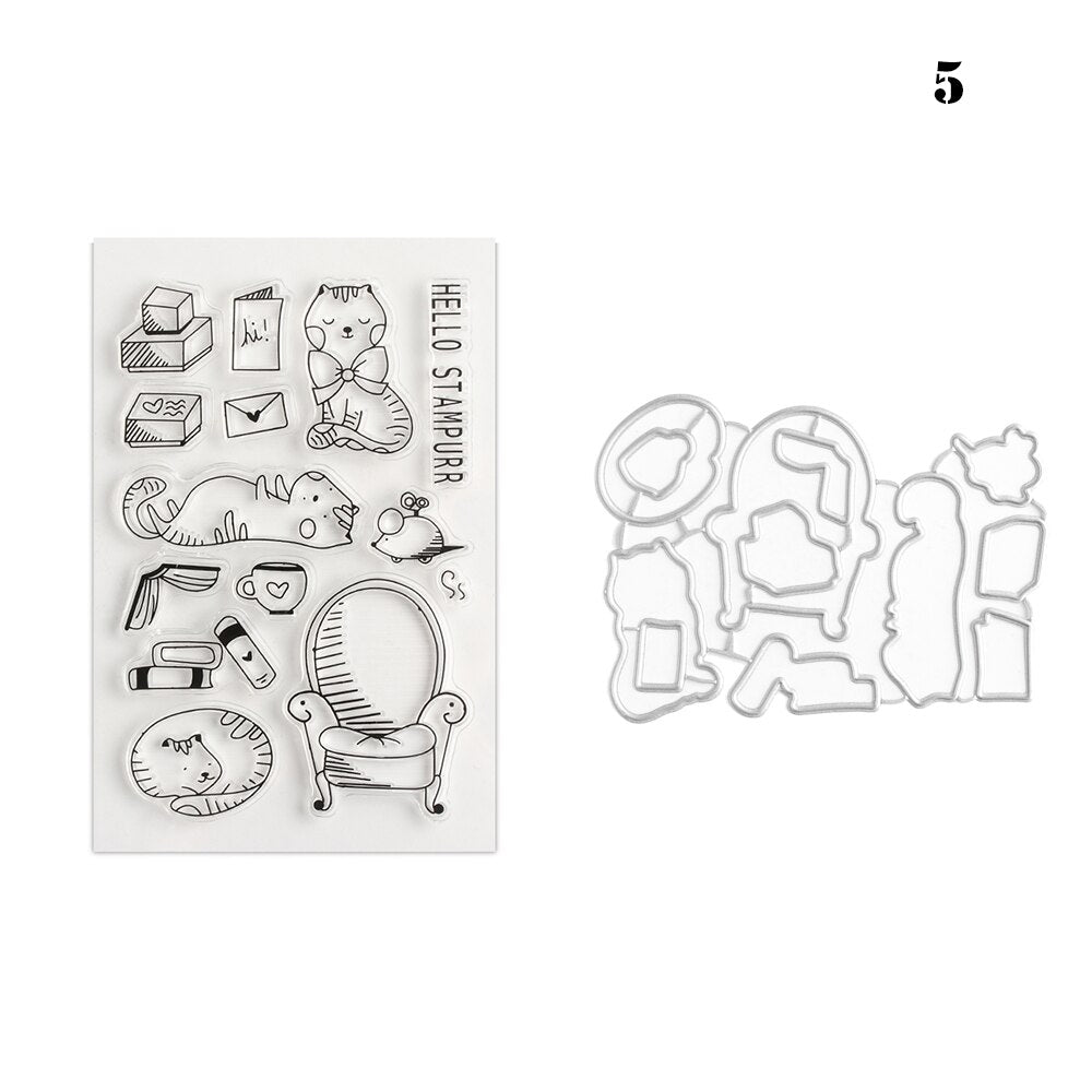 DIY Handmade Clear Stamps for Scrapbooking Cutting