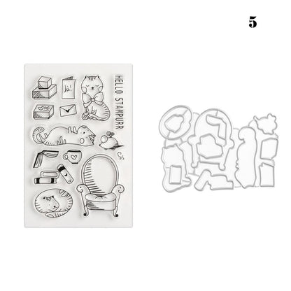 DIY Handmade Clear Stamps for Scrapbooking Cutting