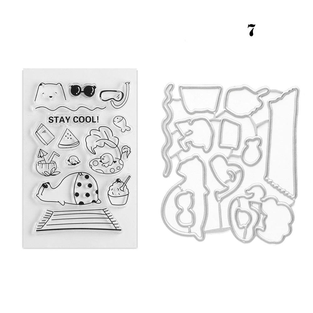 DIY Handmade Clear Stamps for Scrapbooking Cutting