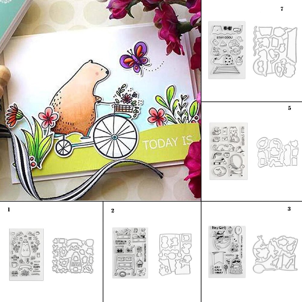 DIY Handmade Clear Stamps for Scrapbooking Cutting
