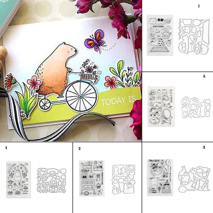 DIY Handmade Clear Stamps for Scrapbooking Cutting
