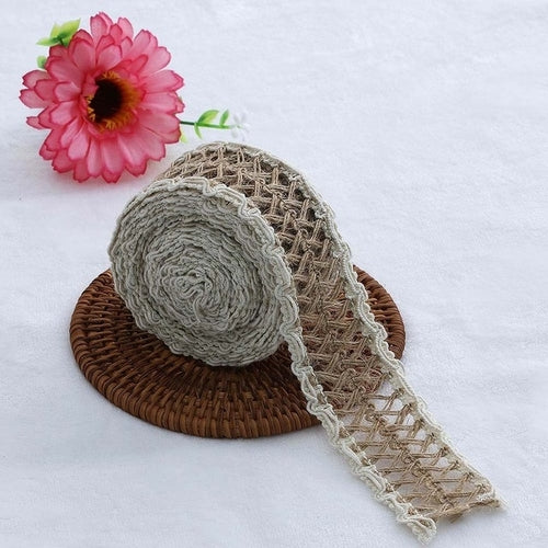 DIY Jute Burlap Rolls Hessian Ribbon Lace Rustic