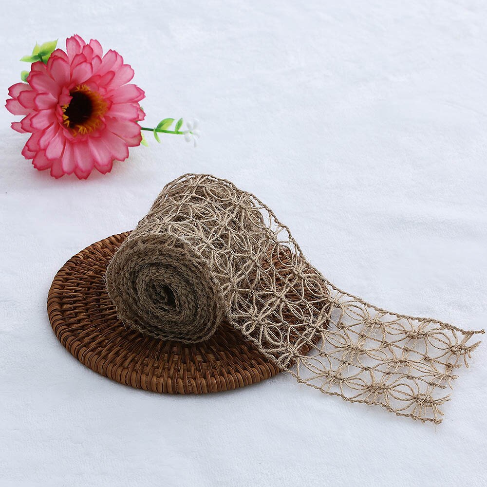 DIY Jute Burlap Rolls Hessian Ribbon Lace Rustic