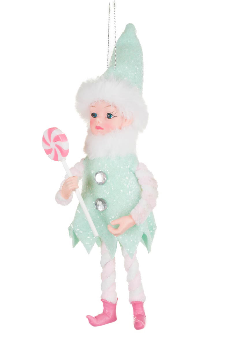 Santa's Sweet Shoppe Collection - 9" Elf Ornament