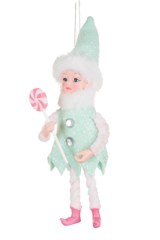 Santa's Sweet Shoppe Collection - 9" Elf Ornament