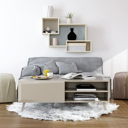 Altus 43" Coffee Table Gloss Grey