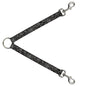 Dog Leash Splitter - BD Logo Scattered Black/Gray
