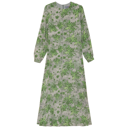 Floral Pleated Dress