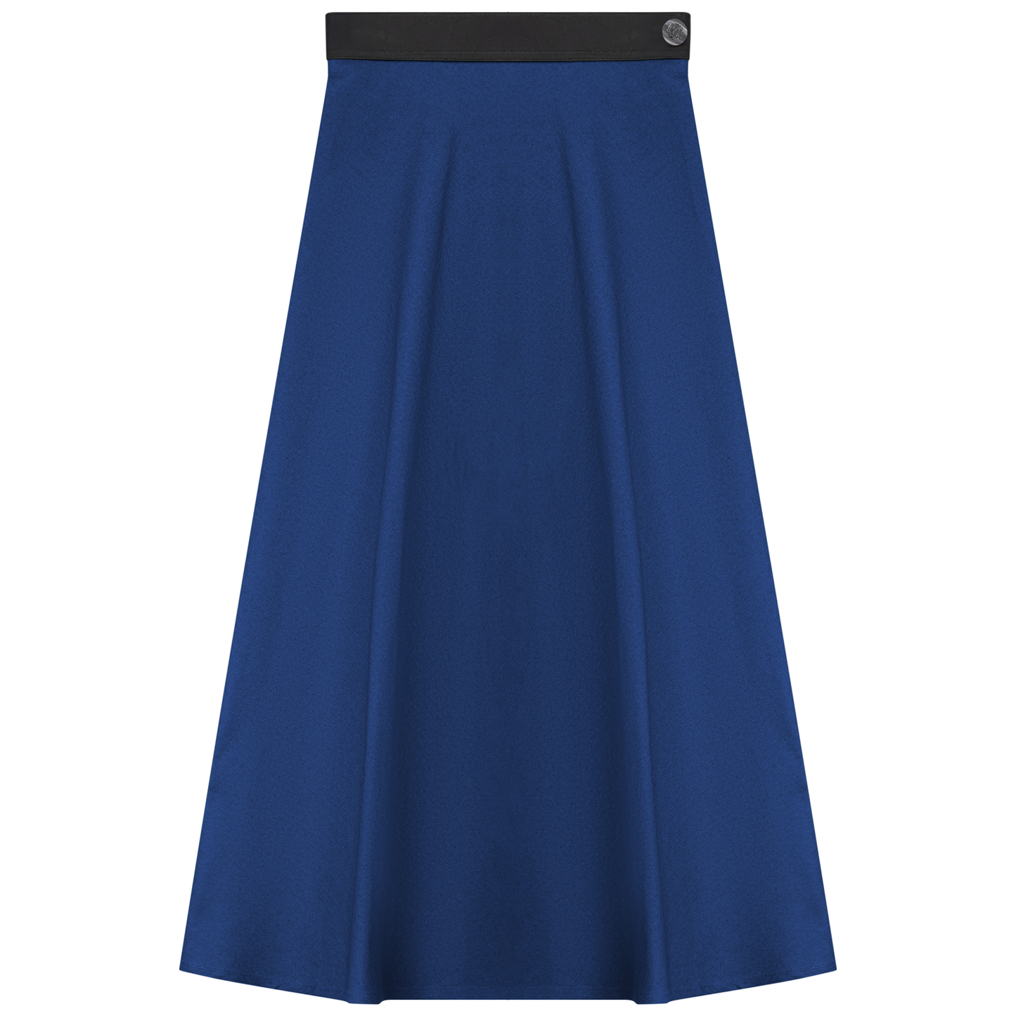 Stretch Leather Waistband Skirt