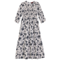 Smocked Stiched Floral Dress