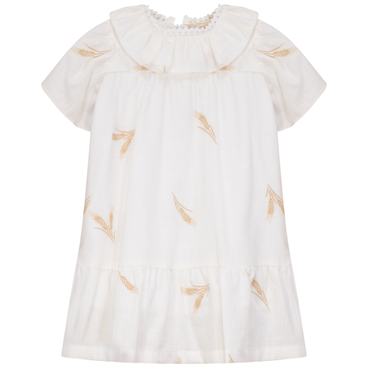 Wheat Embroidered Jumper