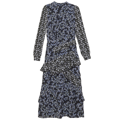 Ruffle Floral Printed Dress