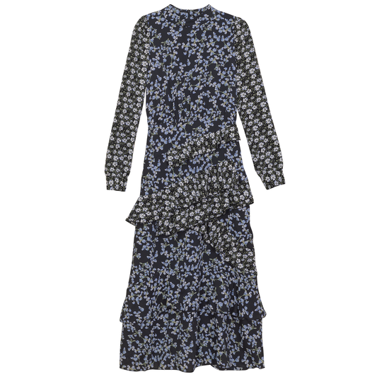 Ruffle Floral Printed Dress