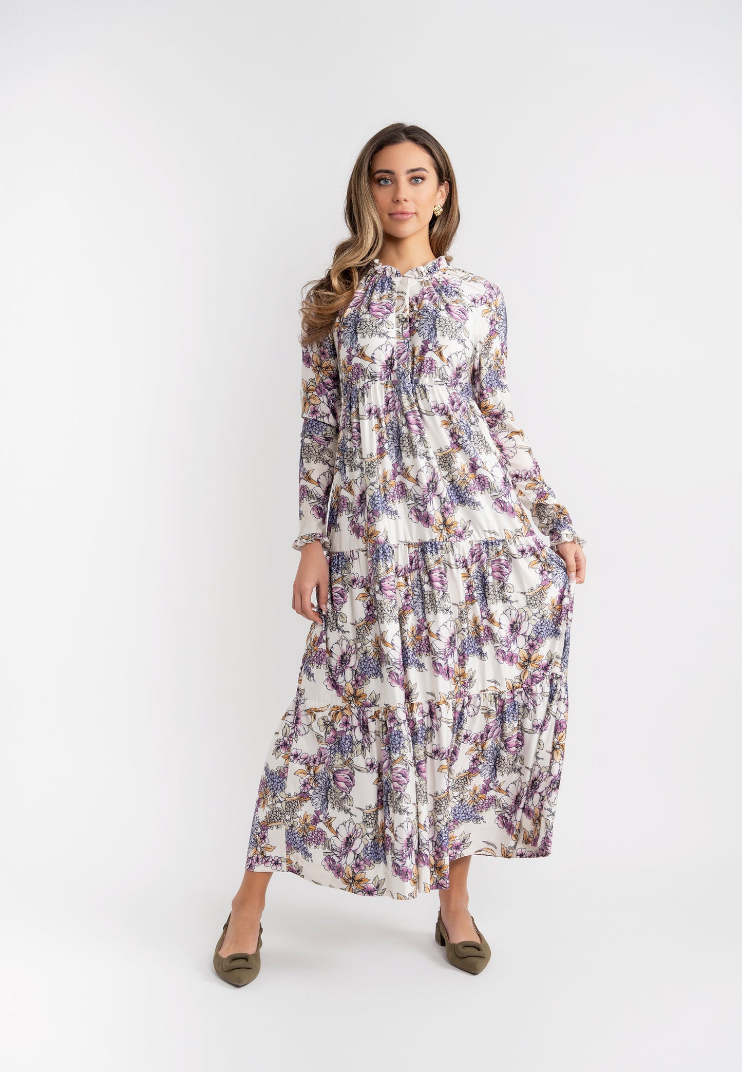 Printed Floral Dress