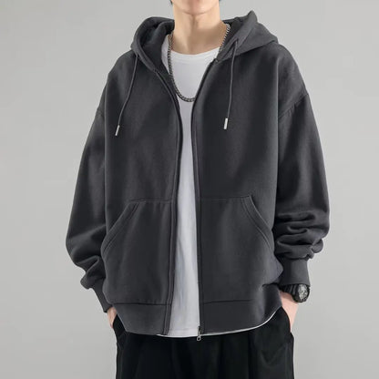 Men's Hooded Jacket Autumn 2023 Casual Cardigan