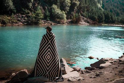 Paramo Blanket - Natural / Black | Blankets | Kitchen + Metal