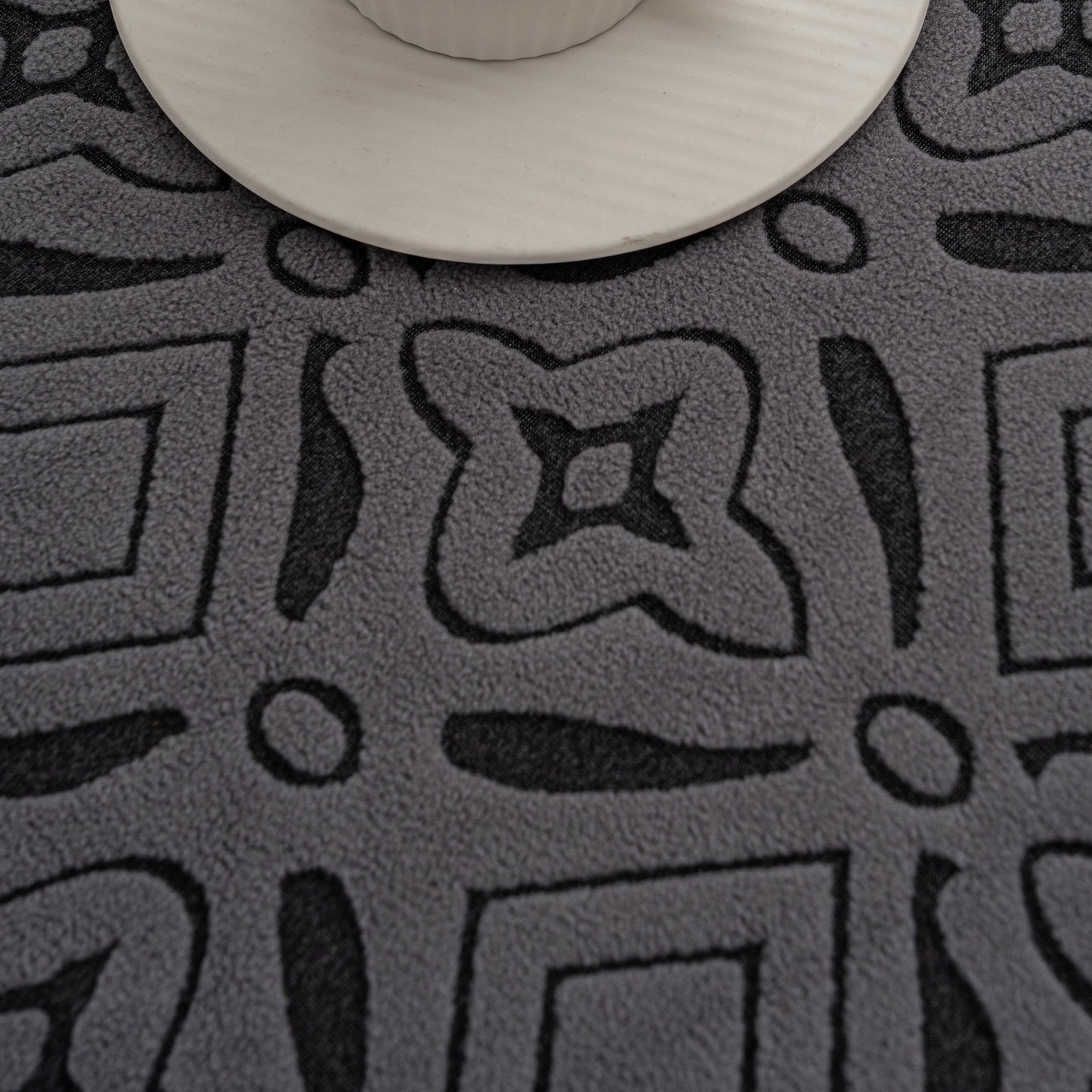 3D Jacquard Geometric Sofa Cover, High Stretch Soft Polar Fleece Slipcover for Couch