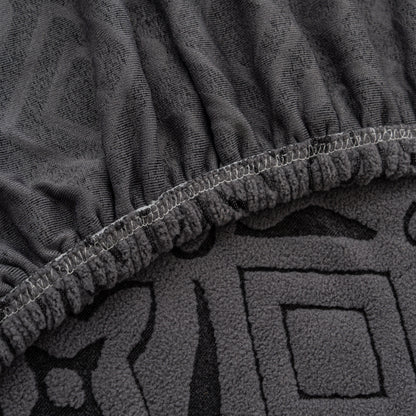 3D Jacquard Geometric Sofa Cover, High Stretch Soft Polar Fleece Slipcover for Couch