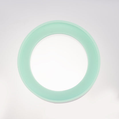 Glass Canister Set & Glass Lid - Diamond Blue