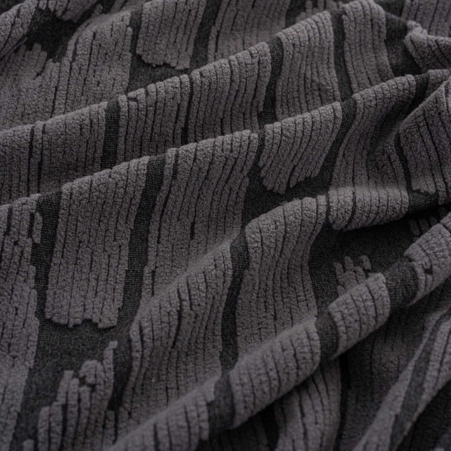 Plush Fleece Stretch Sofa Cover, Super Soft Textured Geometric Couch Slipcover