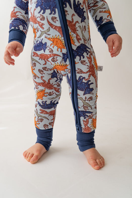 Blue Dino Loveralls