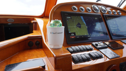 E-Sea Cup Original-Suction Mounted Cup Holder-White