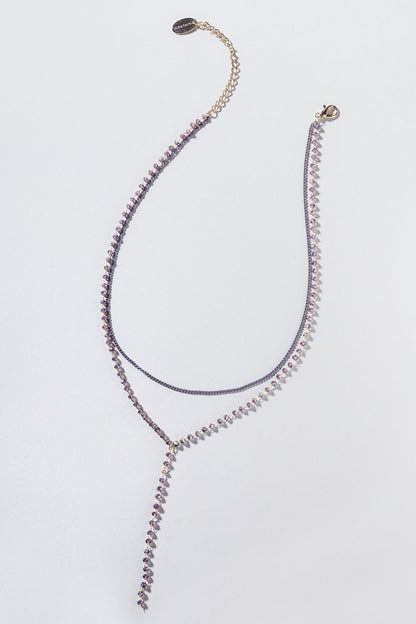 BEADED Y NECKLACE