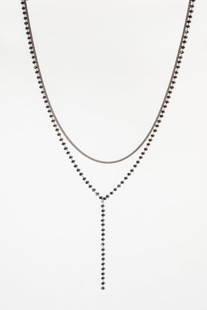 BEADED Y NECKLACE