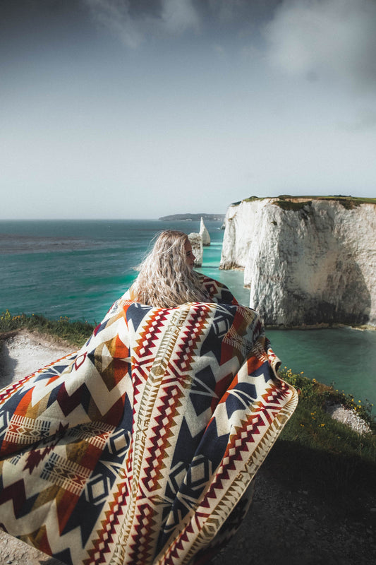 Awa Blanket - Vibrant Autumn | Kitchen + Metal
