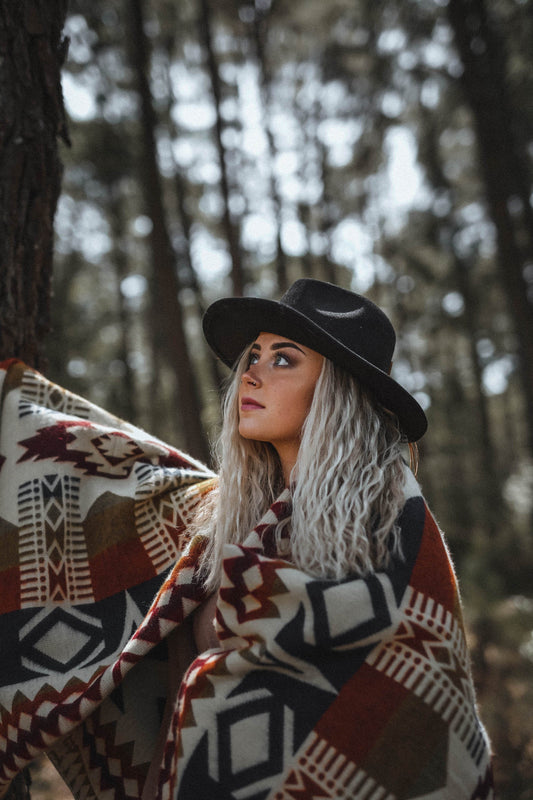 Awa Blanket - Vibrant Autumn | Kitchen + Metal