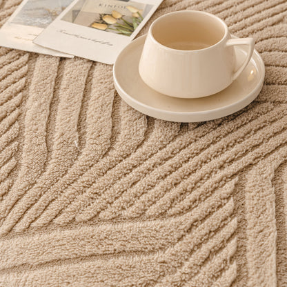 Plush Sherpa Fleece Sofa Throw Blanket, Soft & Cozy Furniture Protector for Couch