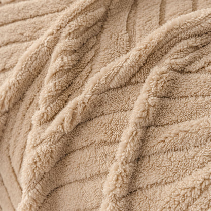 Plush Sherpa Fleece Sofa Throw Blanket, Soft & Cozy Furniture Protector for Couch
