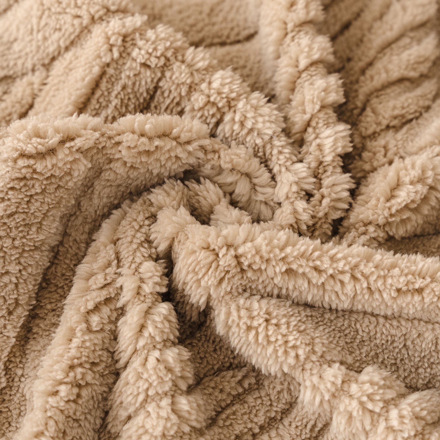 Plush Sherpa Fleece Sofa Throw Blanket, Soft & Cozy Furniture Protector for Couch