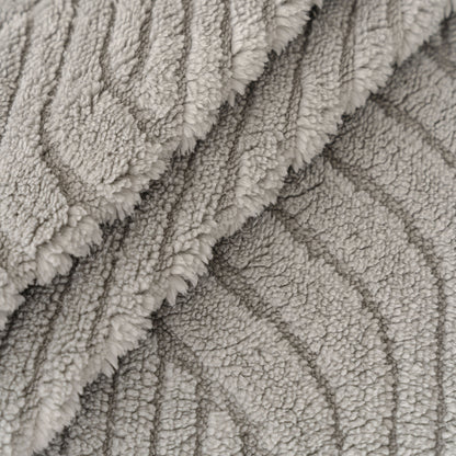 Plush Sherpa Fleece Sofa Throw Blanket, Soft & Cozy Furniture Protector for Couch
