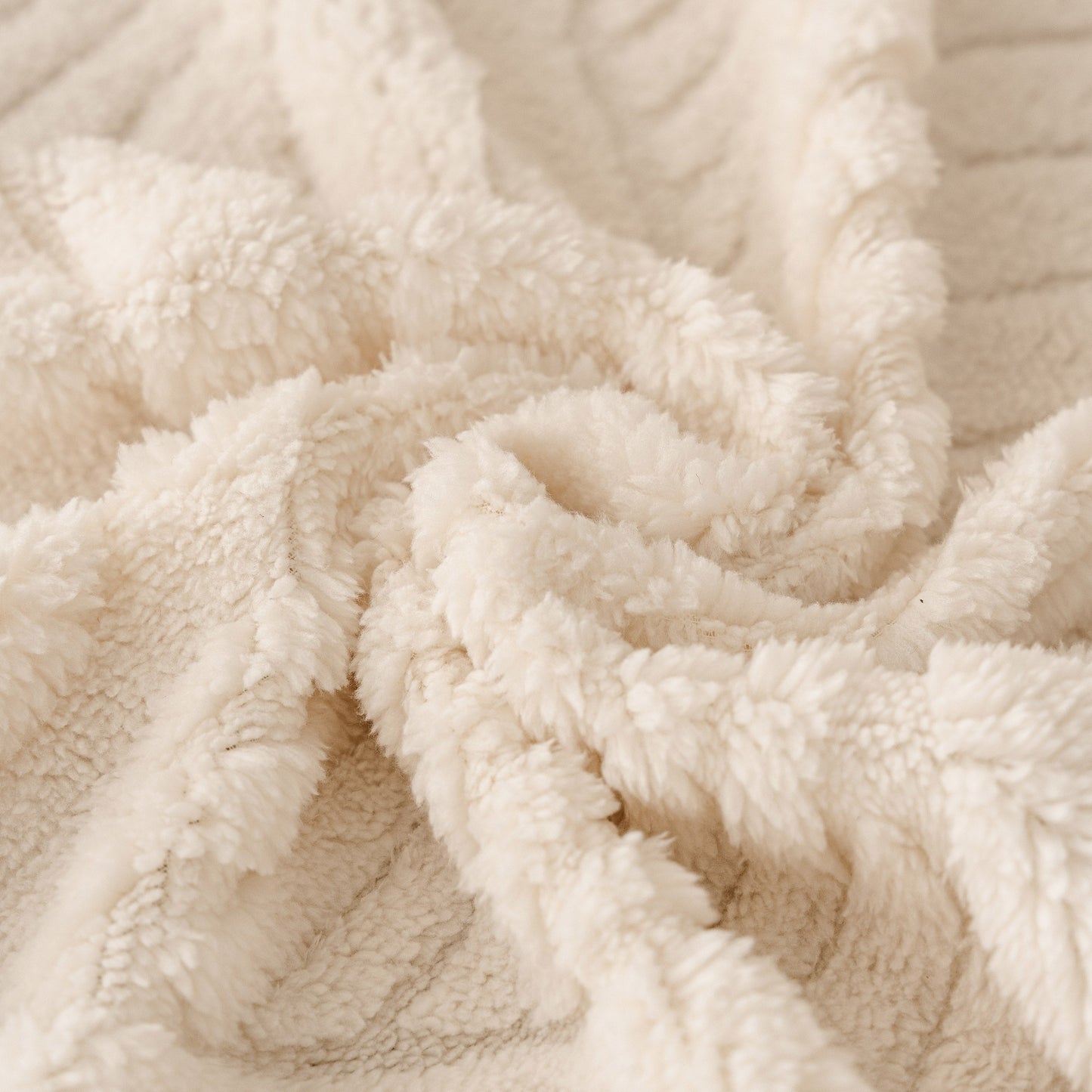 Plush Sherpa Fleece Sofa Throw Blanket, Soft & Cozy Furniture Protector for Couch