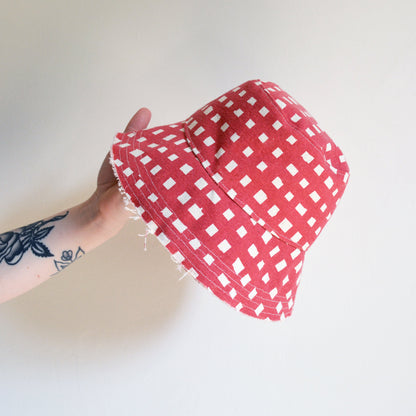 Grid Bucket Hat