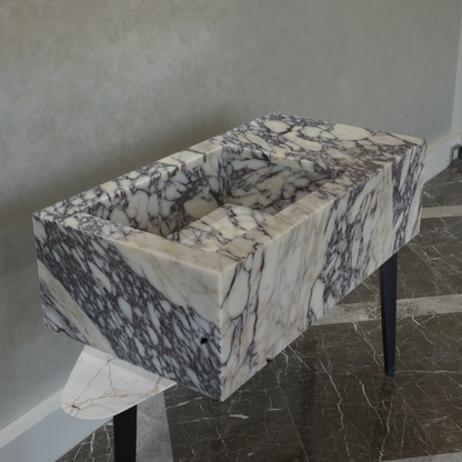 CUSTOM MADE CALACATTA VIOLA BATHROOM SINK (NS-062)