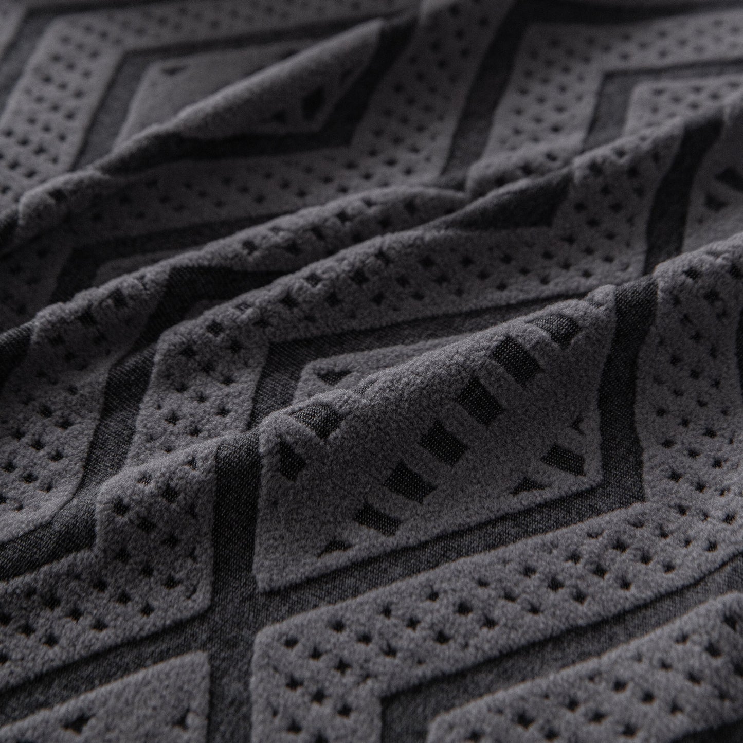 Modern Geometric Jacquard Sofa Slipcover, High Stretch 1-Piece Textured Couch Cover