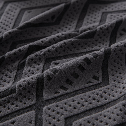 Modern Geometric Jacquard Sofa Slipcover, High Stretch 1-Piece Textured Couch Cover