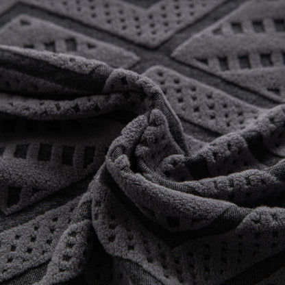 Modern Geometric Jacquard Sofa Slipcover, High Stretch 1-Piece Textured Couch Cover