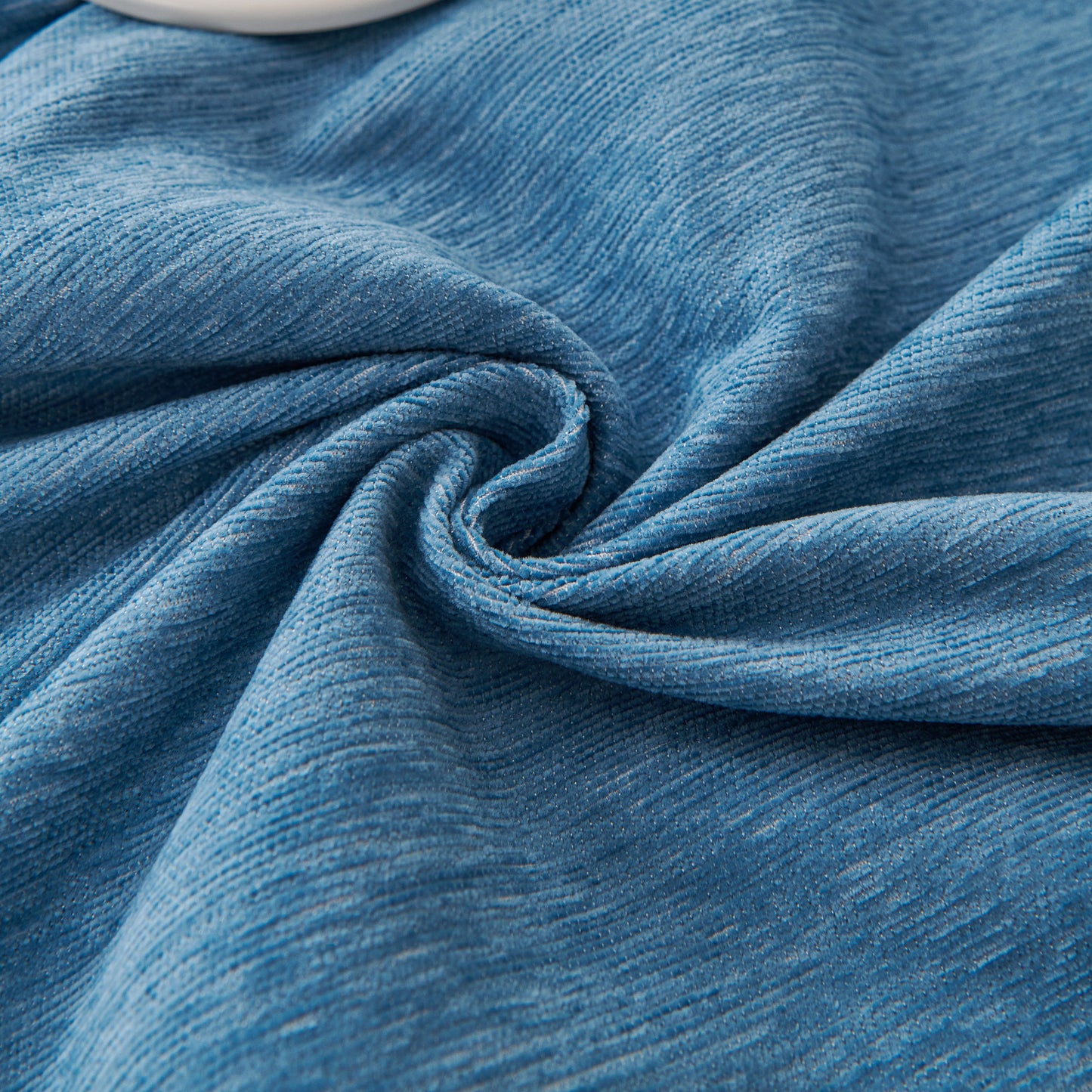Solid Color Chenille Sofa Throw Blanket, Cozy & Easy Care Fringed Furniture Protector