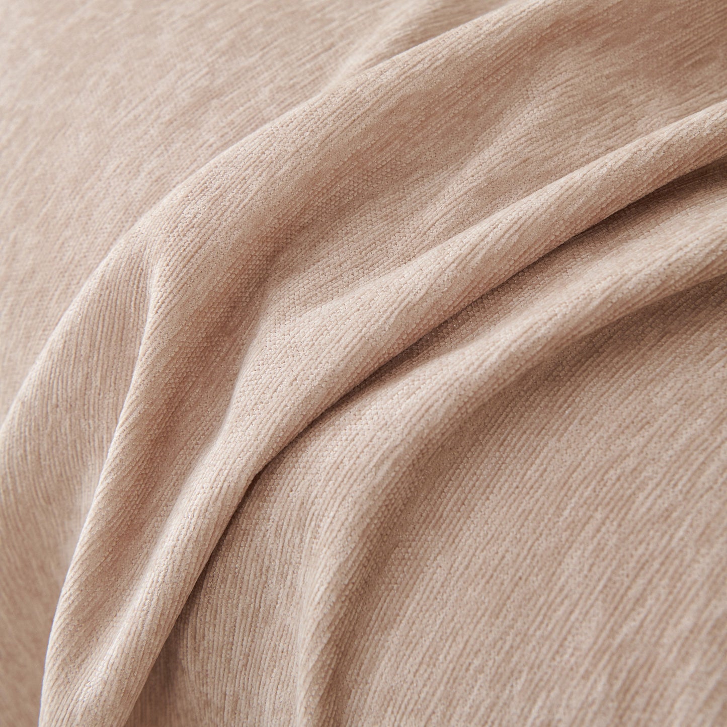 Solid Color Chenille Sofa Throw Blanket, Modern Decor Soft Couch Cover with Fringes