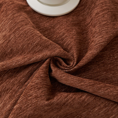 Solid Color Chenille Sofa Throw Blanket, Modern Decor Soft Couch Cover with Fringes